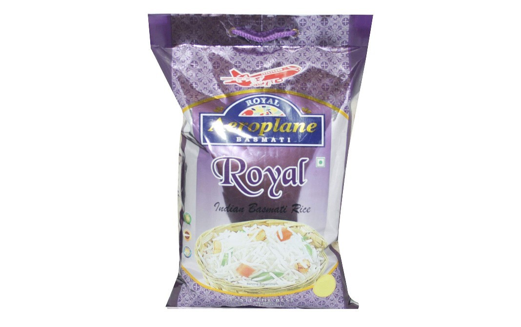 Aeroplane Royal Indian Basmati Rice   Pack  5 kilogram
